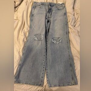 PacSun Light Blue Low Rise Baggy Jeans